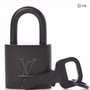 Louis Vuitton Matte Black Lock